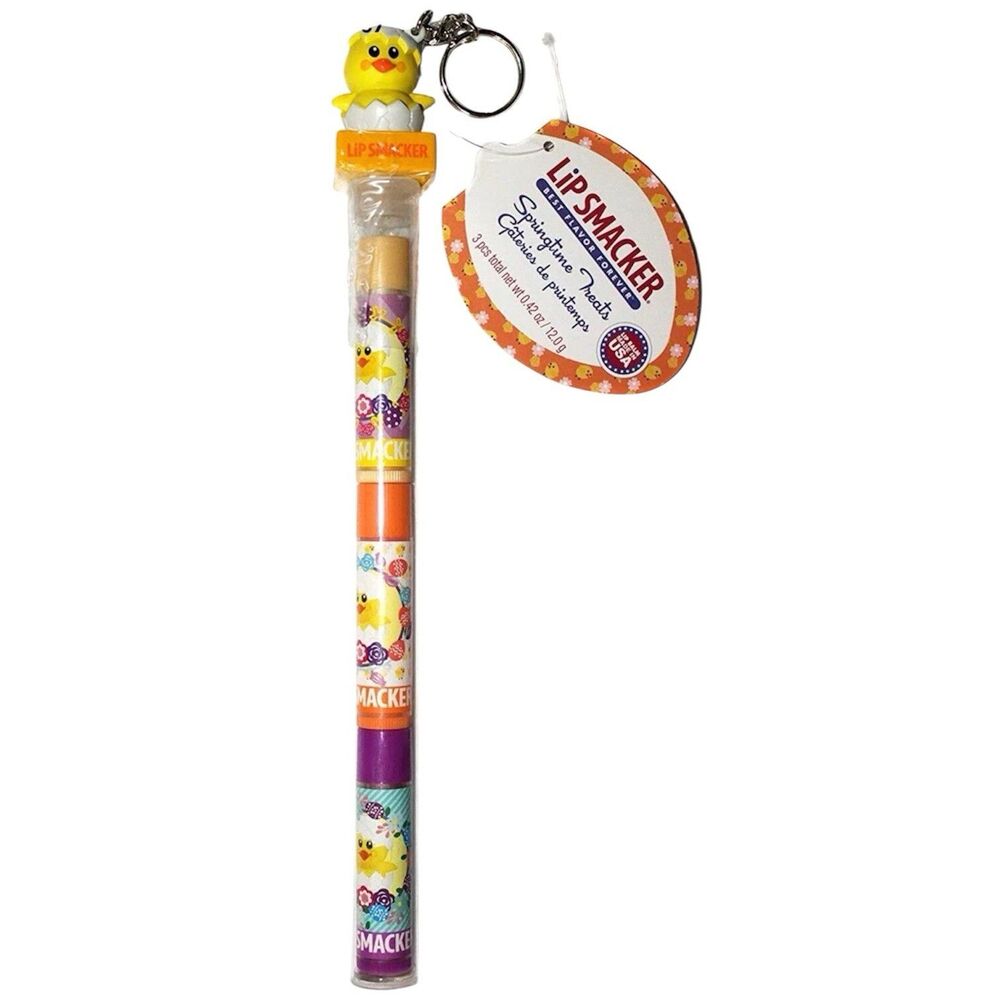 Lip Smacker Chick Trio Balm Cream Puff, Sweet Tweet and Plumberry Melody